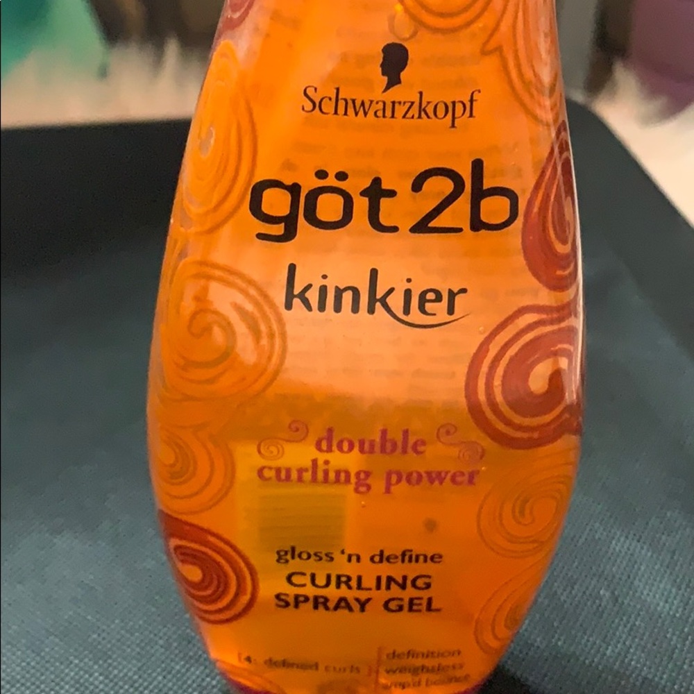 Schwarzkopf curling spray gel